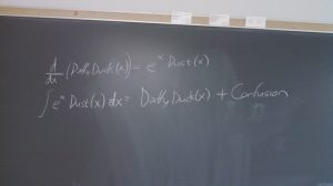 The Fundamental Theorem of Calculus in action, based off "Duck Dodgers in the 24 1/2th Century."